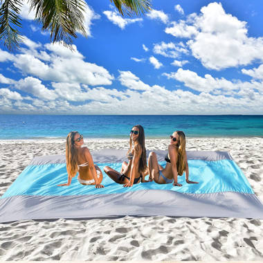 Large sand discount free beach mat